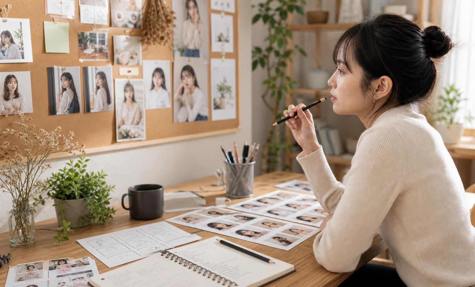 SNS投稿向けに友人の顔を自然に差し替えたユーモアのある合成画像